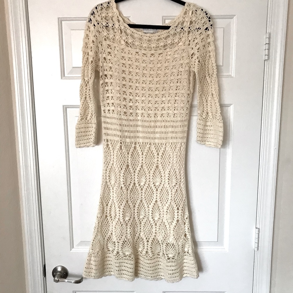 Maggie London Crochet Dress